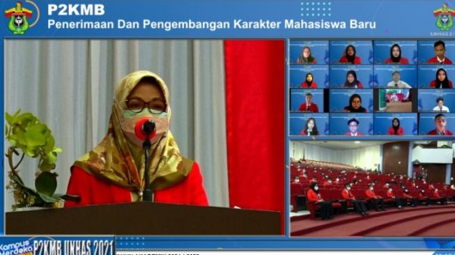 Unhas Sambut 6.915 Mahasiswa Baru Secara Virtual