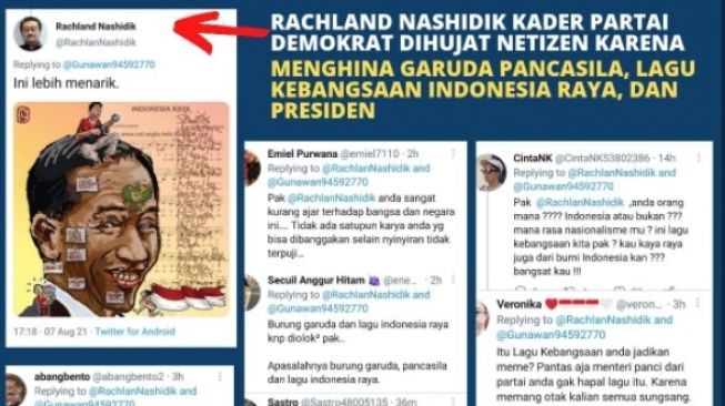 Rachland Nashidik Diduga Menistakan Lagu Indonesia Raya dan Simbol Negara