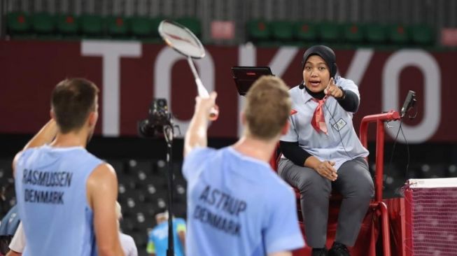 Kisah Qomarul Lailah, Jadi Wasit Badminton di Olimpiade Tokyo 2020