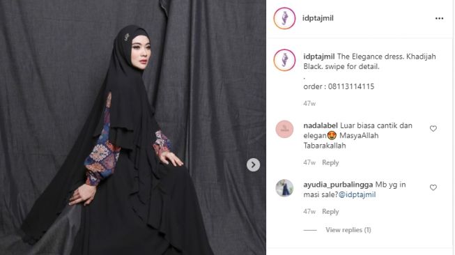 Potret Terkini Indah Dewi Pertiwi Pakai Baju Syar'i. [Instagram]