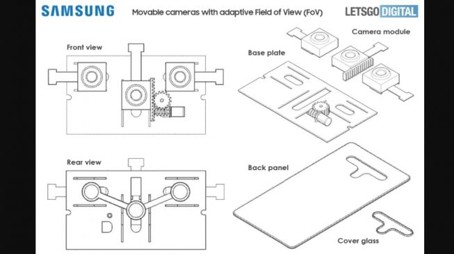 Paten kamera ponsel Samsung. [LetsGoDigital]