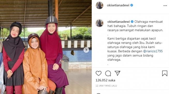 Unggahan Oki Setiana Dewi [Instagram/@okisetianadewi]