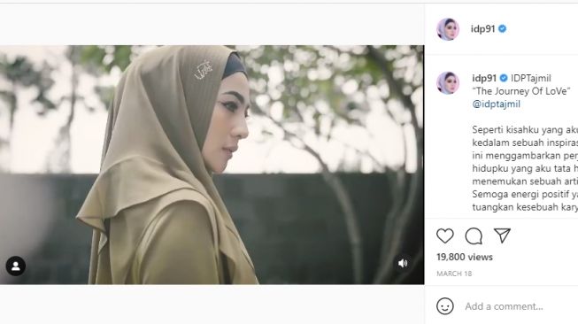 Potret Terkini Indah Dewi Pertiwi Pakai Baju Syar'i. [Instagram]