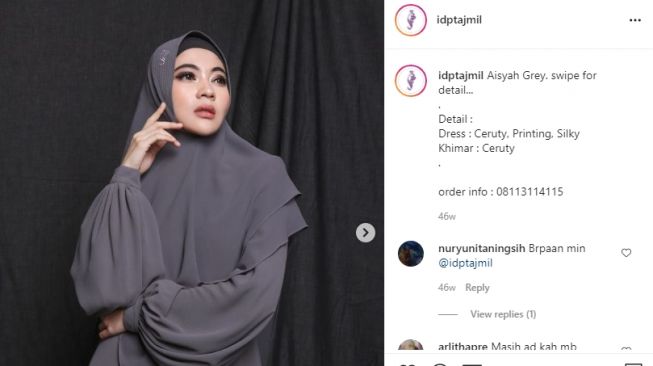 Potret Terkini Indah Dewi Pertiwi Pakai Baju Syar'i. [Instagram]