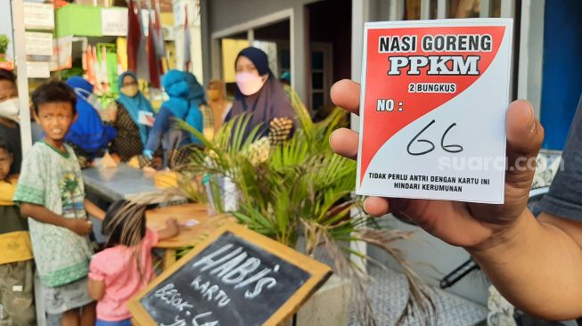 Aseekk Lur! Ada Nasi Goreng PPKM di Solo, Harganya Rp 1.000 Per Porsi Lho