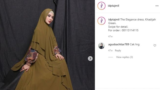 Potret Terkini Indah Dewi Pertiwi Pakai Baju Syar'i. [Instagram]