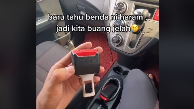 Pria sebut salah satu aksesoris mobil sebagai benda haram (tiktok)