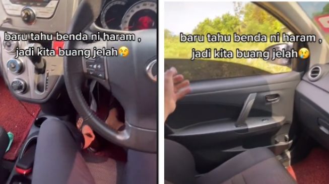 Viral Pria Sebut Aksesoris Mobil Ini Haram, Langsung Dicopot Dilempar Lewat Jendela