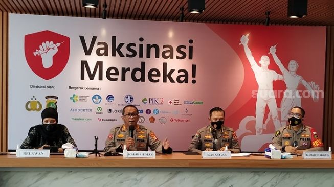 Genjarkan Vaksinasi Merdeka, Polda: Kami akan Serbu Daerah Bekasi, Depok hingga Tangerang