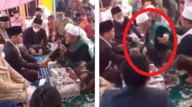 Viral, Kiai Ini Meninggal Dunia Usai Baca Syahadat di Acara Pernikahan