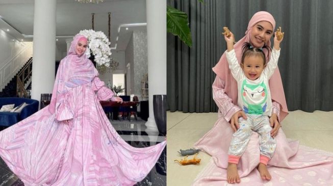 Tajir Abis! 5 Foto Kehidupan Mewah Kartika Putri, Rumah Besar, Elegan dengan Lantai Marmer