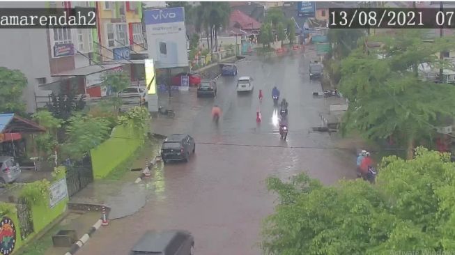 Tangkapan layar video. [CCTV Online/samarindakota.go.id]