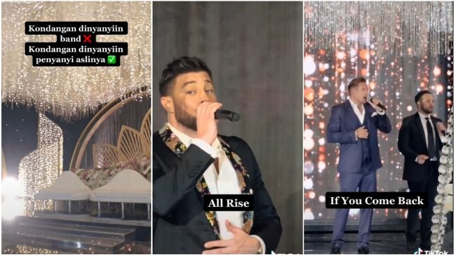 Viral Acara Pernikahan 'Sultan', Undang Penyanyi Asli All Rise: Boyband BLUE