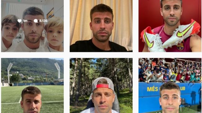 Kenapa Gerard Pique Sekarang Sering Upload Foto Selfie di Instagram?