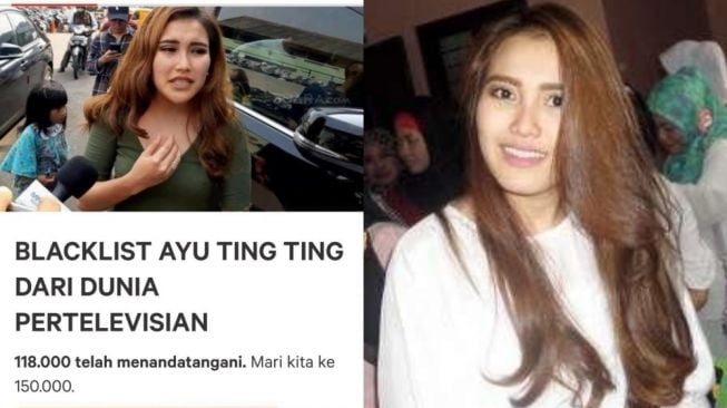 Makin Banyak Orang Dukung Boikot Ayu Ting Ting, 118 Ribu Tandatangan, Kurang 32 ribu