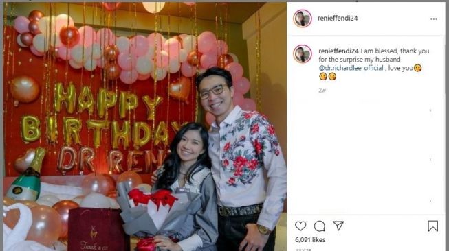 Sosok Reni Effendi, Istri Dokter Richard Lee (instagram.com/renieffendi24)