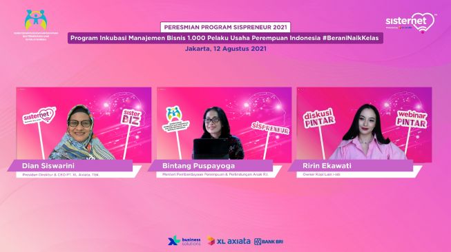 XL Axiata Gandeng Kementerian PPPA, 1.000 Pelaku Usaha Naik Kelas