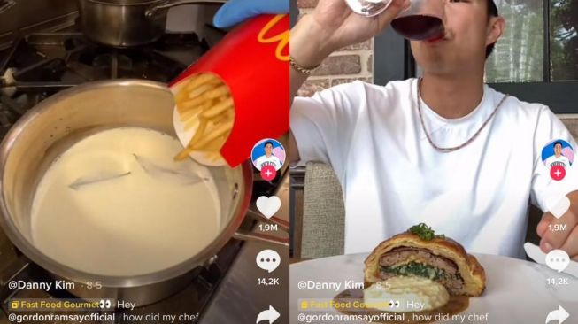 Koki Ubah Menu McDonalds Jadi Makanan Mewah, Warganet Ngaku Langsung Sakit Badan
