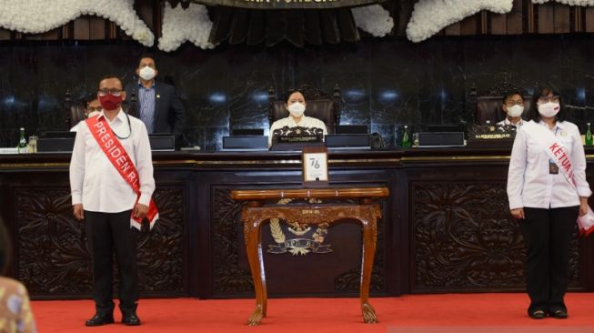 Pidato Kenegaraan Jokowi di Sidang Tahunan MPR Bakal Dihadiri 60 Orang, Sisanya Daring