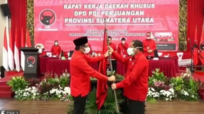 Rapidin Simbolon Pimpin PDIP Sumut, Djarot Fokus Sekolah Partai