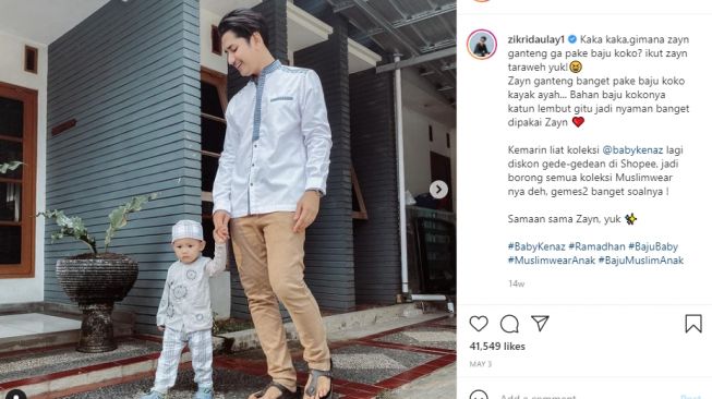 Potret Kedekatan Zikri Daulay bareng anak usai cerai dari Henny Rahman. [Instagram/zikridaulay1]