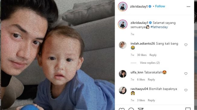 Potret Kedekatan Zikri Daulay bareng anak usai cerai dari Henny Rahman. [Instagram/zikridaulay1]