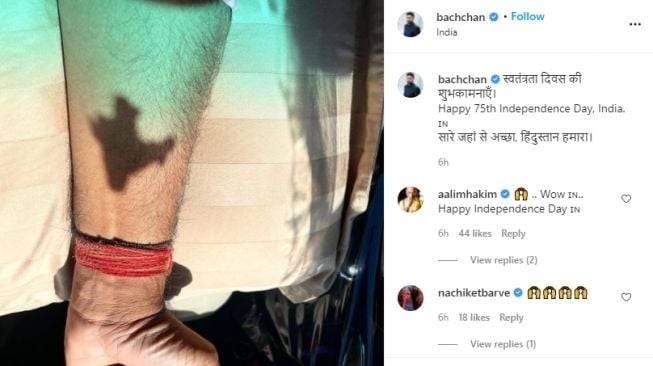 Artis Bollywood Rayakan Hari Kemerdekaan India. [Instagram]