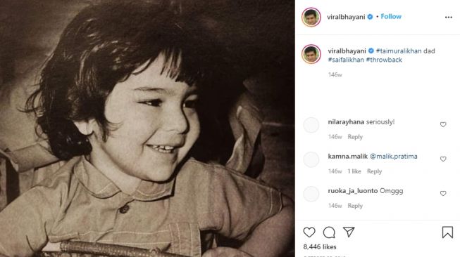 Transformasi Saif Ali Khan. [Instagram]