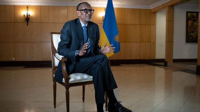 Presiden Rwanda, Paul Kagame. [Simon Wohlfahrt / AFP]