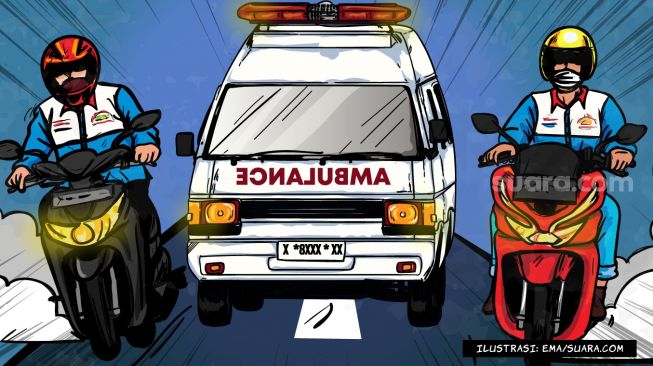 Viral Penumpang Ambulans Keroyok Petugas Pos Penyekatan, Begini Faktanya