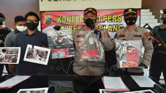 Polres Magelang Bekuk Residivis Pencurian di 2 Apotek Berbeda