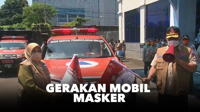 Ketua Satgas Covid-19 Lepas Gerakan Mobil Masker Serentak di Wilayah Jakarta
