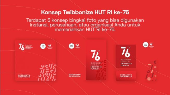 Panduan singkat membuat Twibbon HUT RI ke-76 dan Hari Kemerdekaan Indonesia.