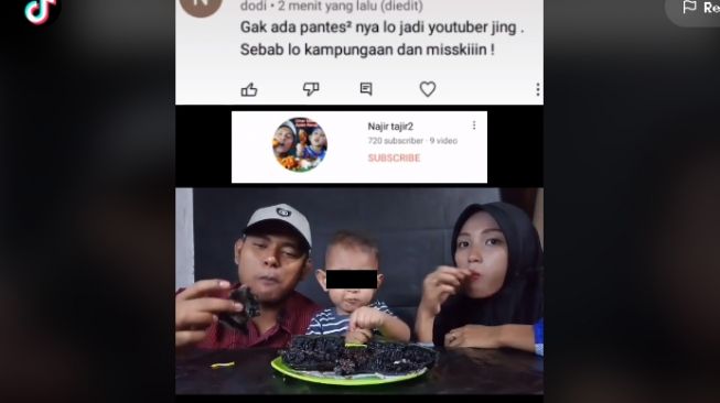 Youtuber dihina saat bikin konten makan bareng keluarga (tiktok)