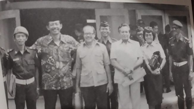 Jenderal Pranoto saat bebas dari tahanan. [Repro Buku Catatan Jenderal Pranoto Reksosamodra]