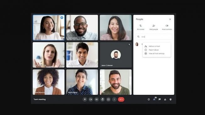 Fitur baru Google Meet, bisa 25 Co-host. [Android Central]