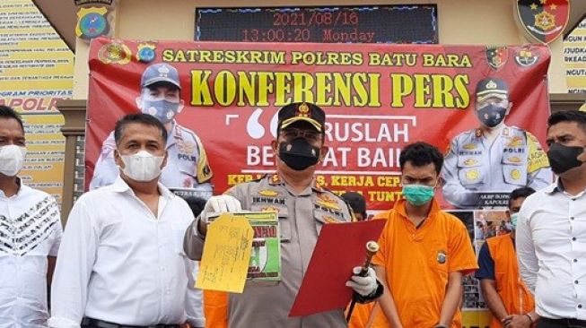 Satreskrim Polres Batu Bara Berhasil Ungkap 6 Kasus Kriminal