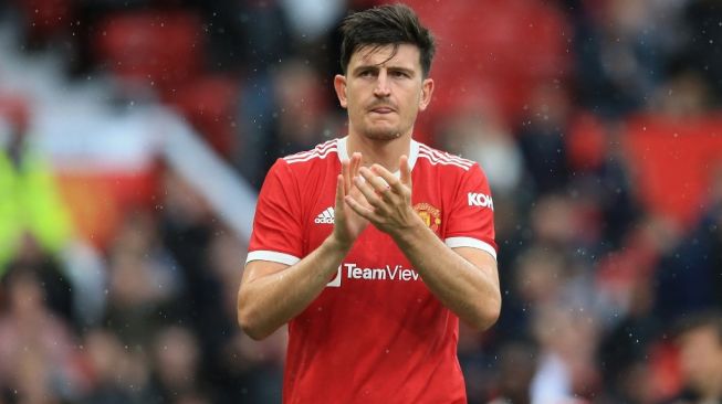 Kapten Manchester United, Harry Maguire. [LINDSEY PARNABY / AFP]