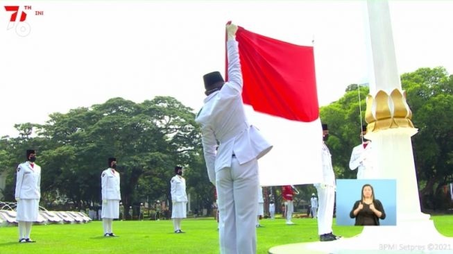 Video upacara HUT ke-76 RI di Istana Merdeka bisa Anda saksikan ulang di Youtube Sekretariat Presiden, Selasa (17/8/2021).