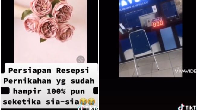 Pesta nikah batal digelar gegara hal tak terduga (tiktok)