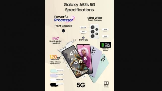 Samsung Galaxy A52s 5G. [GSM Arena]