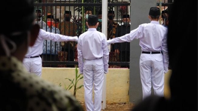 Bekas Markas Terduga Teroris Tempat Upacara Bendera Peringati HUT RI ke-76