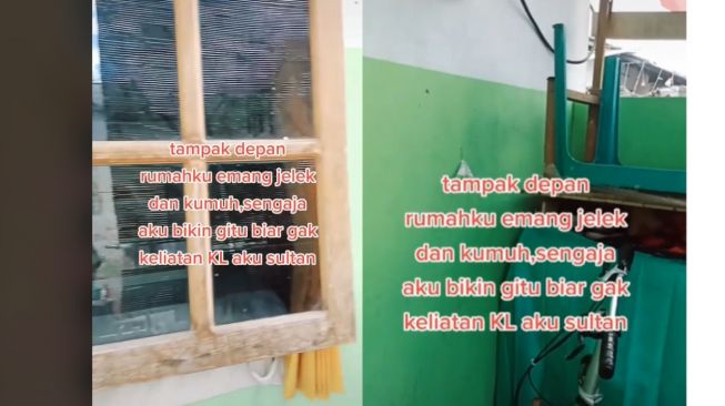 Lihat Tampilan Depan Rumah Sederhana, Warganet Syok Dalamnya Bak Sultan (TikTok)