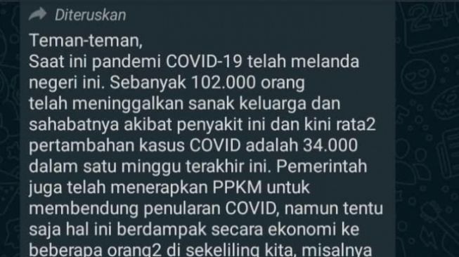 CEK FAKTA: Grab Bagi-bagi Sembako Rp 80 Ribu Untuk Warga Surabaya?