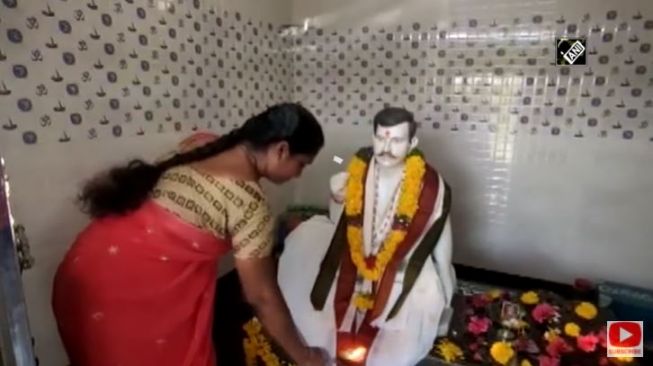 Kisah Wanita India Bangun Kuil untuk Suami (youtube.com/ANI News)