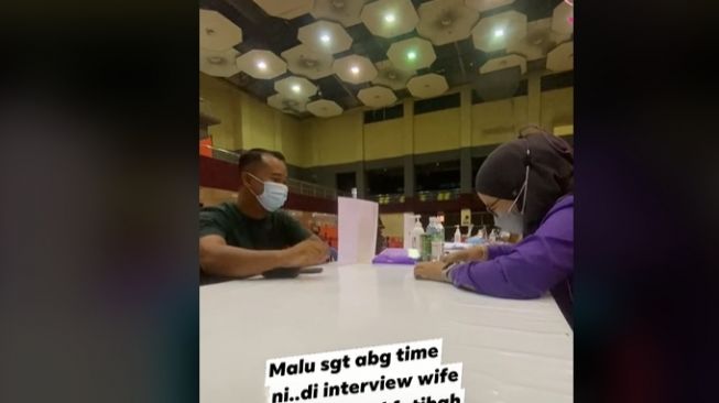 Viral Suami Salah Tingkah Vaksin Dilayani Istri, Cerita Aslinya Bikin Sedih