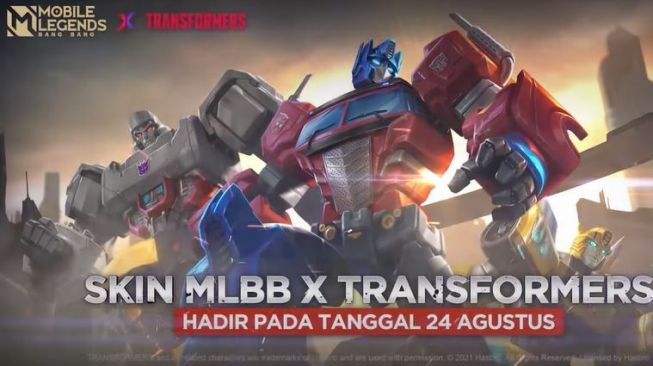 Kolaborasi Mobile Legends x Transformers. (YouTube/ Mobile Legends Bang Bang)