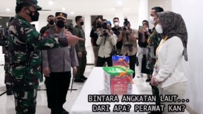 Nakes izin ke Panglima TNI ingin jadi tentara AL (instagram)