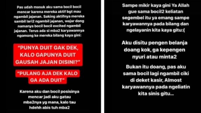 Pria kesal dengan pelayanan di sebuah swalayan (tiktok)