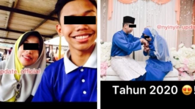 Murid Nikahi Bu Guru Berawal dari Selfie, Perbedaan Umur Disorot Warganet